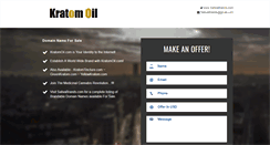 Desktop Screenshot of kratomoil.com