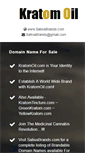 Mobile Screenshot of kratomoil.com